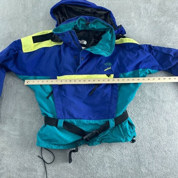 The North Face Vintage womens Vertical Gore-Tex Nylon Jacket M *flaw* 0203 - Picture 11 of 14